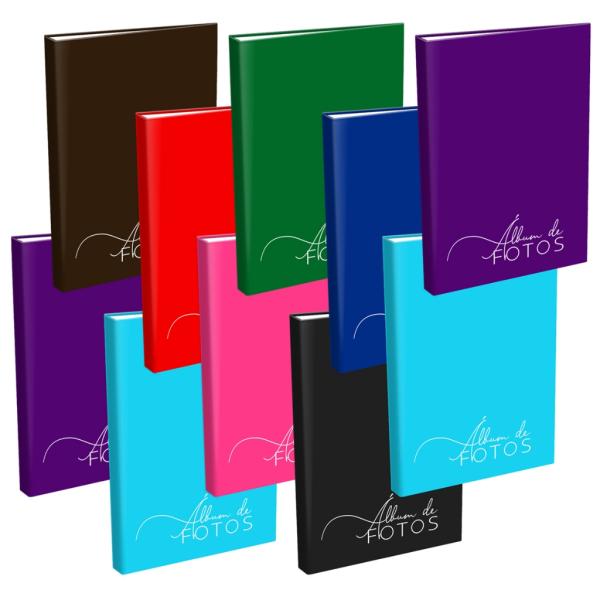 ALBUM POCKET PARA 40 FOTOS 10X15 COLORIDO LINDO PERFEITO NA BOLSA