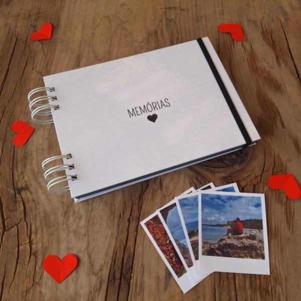 Album Scrapbook para Colagens e Escritas Presente Afetivo Namorados Pai Mae Casal Aniversario