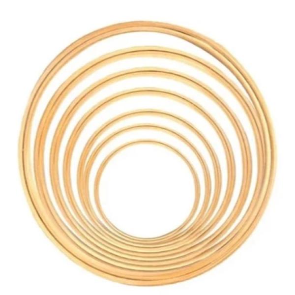 Bastidor De Madeira ( Bambu) Sem Tarracha Vários Tamanhos 1 Unidade - Ótima Qualidade