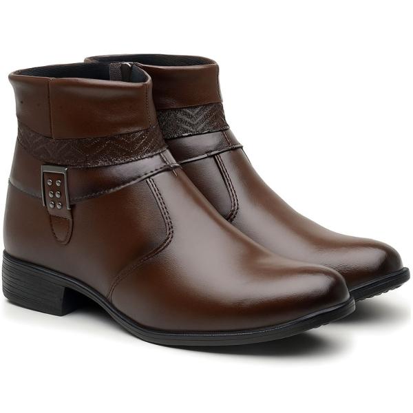 Bota Cano Curto Feminino Fashion Exclusiva Dona Beja