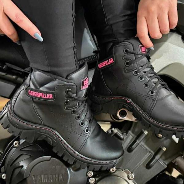 Bota Feminina Confortável Solado Emborrachado Flexível Resistente Super Costurada Macia Reforçada Promoção 2024