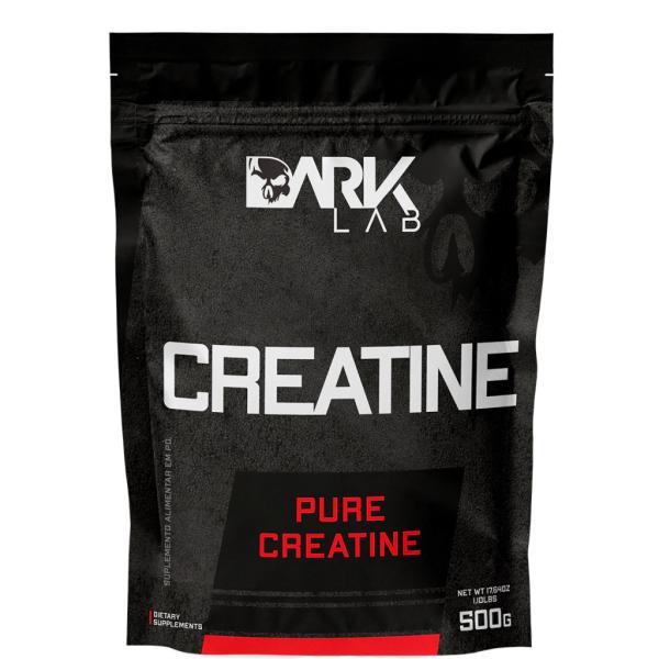 Creatina Monohidratada Pura Refil 500g Dark Lab - Creatina 100% Pura