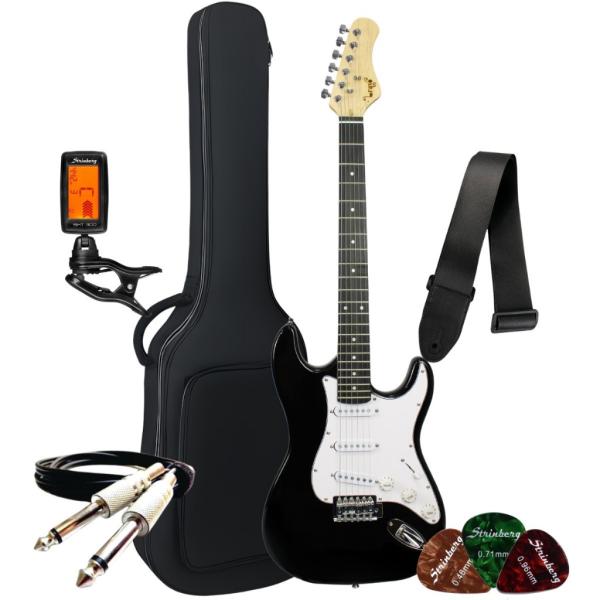 Kit Guitarra Stratocaster Iniciante Estudante Bravo Beg100 + Acessórios